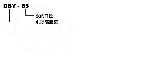 DBY電動隔膜泵型号意義